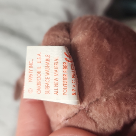 🕸Vintage Ty Beanie Baby Original Batty The Bat 1996 P.V.C. Pellets - Picture 5 of 9